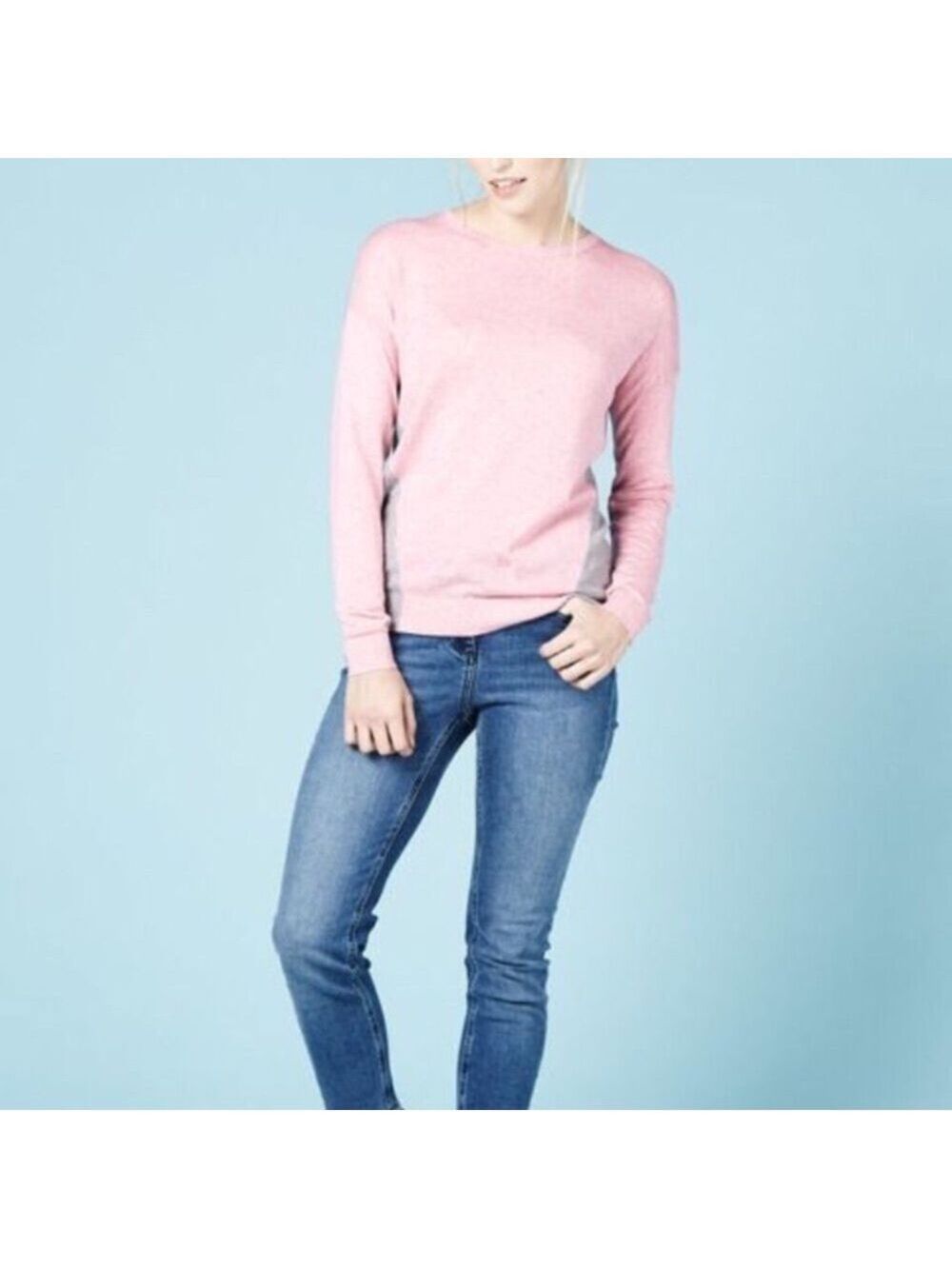 BODEN Easy Lightweight Color Block Sweater